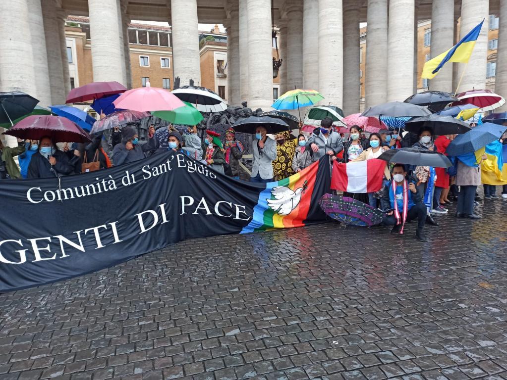 Genti di Pace in piazza San Pietro per la Giornata Mondiale del Migrante e del Rifugiato
